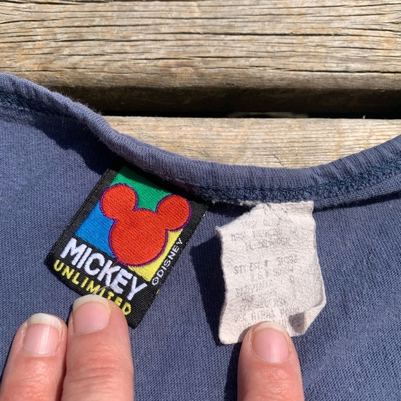 Vintage Disney Mickey Unlimited Tank Top Soccer Graphic | Size XL - Picture 7 of 7